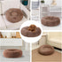 Calming Dog Bed, Dog Beds for Small Melium Dogs, Fluffy Donut Dog & Cat Bed Washable, Round Anti Anxiety Dog Bed, Small Dog Bed with Non-Slip Bott...