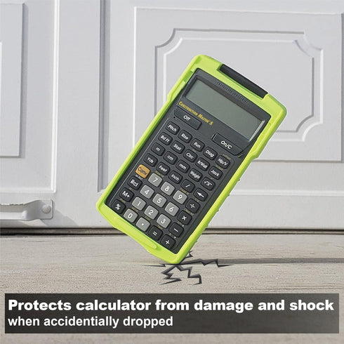 Calculated Industries 5032-5 Armadillo Gear Hard Protective Calculator Case in Lime Green...