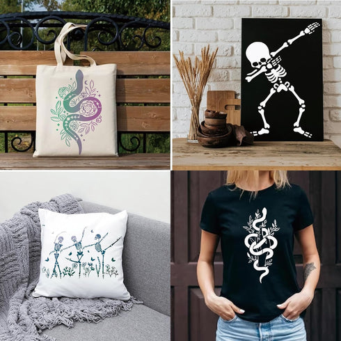 Stencils for Painting Reusable Stencils Large Template Paint Stencils for Painting on Wood Burning, DIY Art Craft Fabric Canvas Furniture (Snake)...