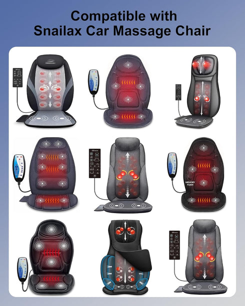 Replacement for Snailax Car Adapter, 12v Car Adapter Compatible for All Snailax Back Massage Chair Cigarette Lighter Car Charger Adapter, for Car ...