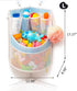 PVC Material Bathtub Toy Holder Prevent Long Spots Bath Toy Storage Bath Toys for Kids Ages 4-8 17“x13”Mesh Bath Toy Holder let Baby Bath Toys Qui...