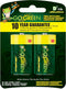GoGreen Power (24004) Eco Friendly Alkaline D Batteries - No Lead, Cadmium or Mercury - Pack of 2...