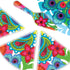 French Bull 8" Melamine Dinnerware Colorful Dessert Pie Cake Pizza Slice Plate - Raj...