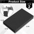 ToLanbbt Polyurethane Foam Sheets, 2P 16 x 12 x 1.6 Inch Cuttable Tool Box Case Foam Inserts Paddings, Black Cushion Foam Packing Pads for Case To...
