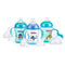 Nuby Non-Drip 3-Stage Nurser with Wide Neck - Bottle to Sippy Cup - (3-Pack) 11 Oz - 3+ Months...