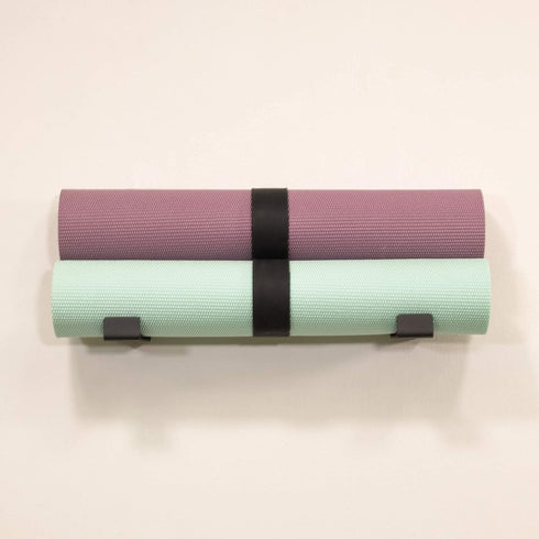 StoreYourBoard Yoga Mat Storage Rack, Foam Roller, Exercise Fitness Bands, Wall Hooks Gym Organizer...