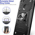 for Galaxy A21 Case with Screen Protector,Shock Absorption Heavy Duty Drop Test Slim Fit Case with Kickstand Lightweight Protective Phone Case for...
