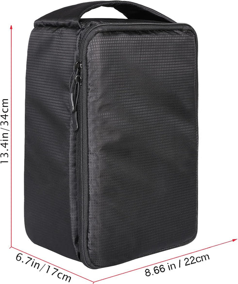 Roomy Camera Protective Bag Insert Waterproof Lens Pouch Shockproof DSLR SLR Carrying Case with Thicken Partition Padded Liner for Sony Canon Niko...