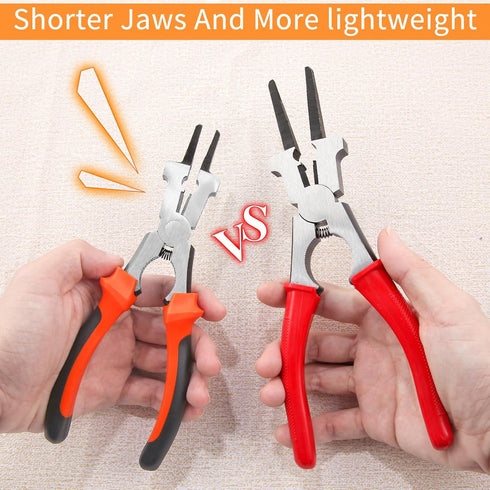 SPEEDWOX MIG Welding Pliers Multi-Function Mig Welder Plier Mig Nozzle Cleaner Slag Hammer Wire Cutter Scraper Files for Scraping Spatter Gripping...
