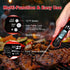 Instant Read Meat Thermometer with LCD Backlight, Waterproof Candy Thermometer and Food Thermometer for Cooking, Foldable Probe Meat Thermometer D...