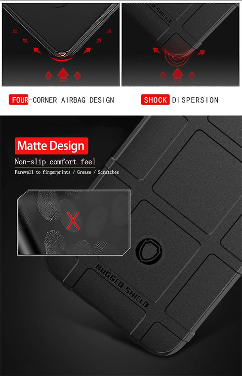 Phone Case fit for V60 Thinq,ZYZX Heavy Duty Shockproof Military Grade Drop Tested Protective Phone Case Hybrid Heavy Duty Impact Shock Resistant ...