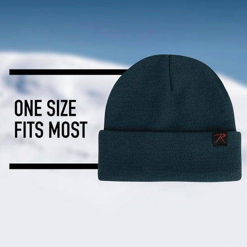 Rothco Deluxe Fine Knit Watch Cap – Warm Beanie Hat for Winter Activities and Outdoor Adventures – Olive Drab...