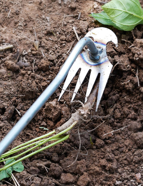2024 Artifact Uprooting Weeding Tool, 16 Inch Rubber Handle Long Hand Weeder, 4 Teeth Manganese Steel Forged Gardening Hand Weeder Tools, Seniors ...