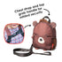 Diono Bear Character Kids Mini Back Pack Toddler Leash & Harness for Child Safety, with Padded Shoulder Straps for Child Comfort...