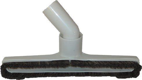 Fitall Generic Plastic Floor Brush with Horse Hair Bristles Tool Attachment Fits 1.25 Inch Vacuum Cleaner Wands, 10 Inch Wide Cleaning Path, White...