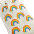 12-Pack Rainbow Party Favor Bags, Mini Canvas Drawstring & Treat Pouches, Supplies for Kids Birthdays, Unicorn Celebrations, and Gold-Glitter Rain...