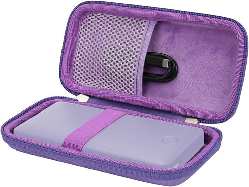 khanka Hard Travel Case Replacement for Anker 325/535 Power Bank PowerCore 20K Portable Charger 20000mAh, Case Only (Purple)......