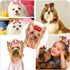 100pcs Dog Hair Bows, Bulk Pet Small Dog Bows Girl with Rubber Bands, Tiny Dog Hair Grooming Bows, Mix Dainty Puppy Dog Bows, Handmade Yorkie Dog ...