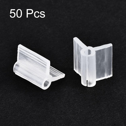uxcell PE Grafting Clips 2.5mm for Garden Trellis Greenhouse Clear 50pcs...