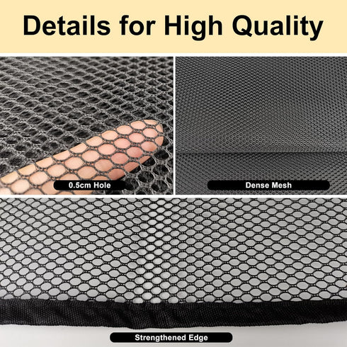 Banister Guard-10ft X 3ft Thick Balcony Safety Net for Kids Pet Balcony Guard Balcony Netting for Pets Rail Net for Balcony Apartment Cat Netting ...