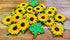 Handmade Mulberry Paper Flowers for Scrapbooking Embellishment Wedding Supply Accessory DIY Crafts Project, Artificial Mini Paper Flower (Yellow S...