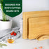 ROYAL CRAFT WOOD Cutting Board Stand for Cutting Board Sets, Chopping Boards Rack Organizer that Holds up to 3 Cutting Boards to 0.6 Inches Thick...