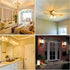 E11 Led Bulb Dimmable, 75 Watt Halogen Equivalent, 7W Warm White 3000K, T4 Mini Candelabra Base, JDE11 120V 75W for Ceiling Fans, Chandeliers, Cab...