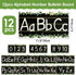 12Pcs Alphabet Bulletin Board Strips Set, Alphabet Line ABC Alphabet Banner Number Line Border Posters for Preschool Kindergarten Classroom Playro...