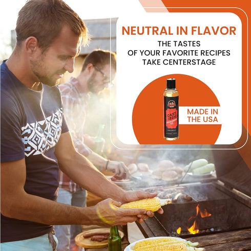 Heritage Products Cast Iron Seasoning Oil - Low-Smoke, Hi Temp All-Natural Skillet Conditioner for Dutch Oven, Griddle, Camp Grill – Cleans, Prote...