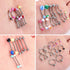 Ubjuliwa 148pcs - 185pcs Body Piercing Jewelry for all piercings, Tongue Nipple Rings Eyebrow Lip Belly Button Barbell Nose Piercing Tragus Navel ...