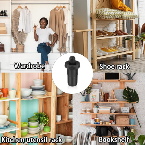 20 Pieces Cabinet Door Repair Pins Damper Replacement Repair Pins Kitchen Cabinet Door Spring Pins Down Central Door Buffer Door Shutter Repair Pi...