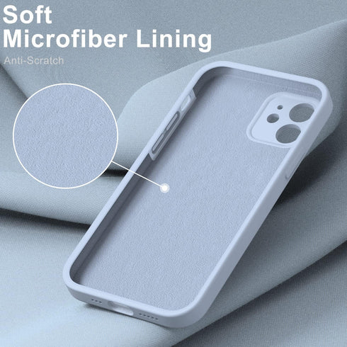 DEENAKIN Compatible with iPhone 12 Case with Screen Protector,Enhance Camera Protection,Soft Flexible Silicone Gel Rubber Bumper Cover,Slim Fit Pr...
