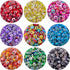 Large Hole Beads for Bracelet Jewelry Making Bulk,100pcs 15mm European Beads for Pens,Spacer Charm Lampwork Murano Glass Crystal Beads for Crafts ...