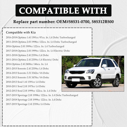 Car Brake Fluid Cap,Durable Master Cylinder Cap Compatible with Hyundai Accent Azera Elantra Kia Optima,Brake Reservoir Cap Car Accessories Replac...