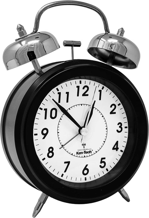 Sonnet SONNET-T-4678 Twin Bell Alarm Clock - Very Loud for Heavy Sleepers and Hearing Impaired - Battery Operated Blue Backlight - for Teens and S...