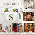 Personalized Makeup Bag,Gifts for Mom Birthday,Initial Gifts for Women,Personalized Gifts,Makeup Bag with Mirror,Bride to be Gifts,Sisters Gifts f...