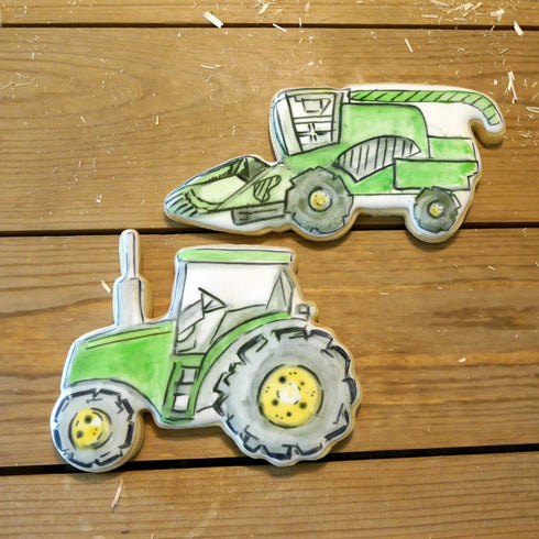 Farm Combine Harvester Cookie Cutter, Premium Food-Grade Stainless Steel, Dishwasher Safe...
