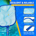 Flexzion Swimming Pool Net Replacement - Fine Mesh Pool Skimmer Net, Durable Plastic Pond Net Skimmer, Leaf Skimmer Net for Pool Cleaning, Spa, or...