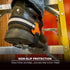 Ergodyne TREX 6315 Strap-On Heel Traction Cleat Grips Ice and Snow, Easily Attaches Over Heel of Shoe/Boot with Steel Plate to Provide Anti-Slip S...