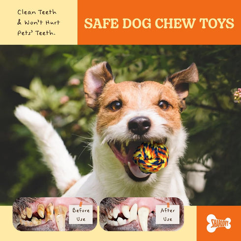 Puppy Teething Toys for Small Dogs, 5 Pack Cotton Puppy Dog Rope Toy for Small Dogs, Durable Dog Chew Toys for Aggressive Chewers Small Breed, Int...