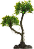 GloFish Mangrove Green Tree Plant Fluorescent Under Blue LED Light Aquarium Decor...