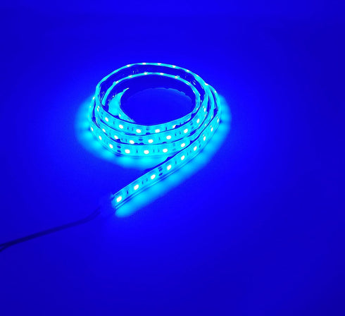 IP68 8FT Blue Marine Submersible LED Light Strip 12V, LED Rope Lights, Waterproof Led Lights, Under Gunnel Lights...