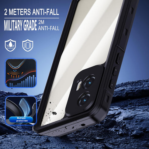 for Moto G Stylus 5G 2024 Case Waterproof IP68 Certified Shockproof Dustproof Snowproof Full Body Rugged Case for Moto G Stylus 5G 2024 Black...