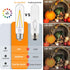 E26 LED BULB 40W Dimmable, T10 Vintage LED Bulbs, 4W 400lm, 2700K Warm White, LED Filament Bulbs with 80+ CRI, Clear Glass, Pack of 4...