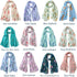 Rose Fashion Birth Flower Scarf For Women Christmas Scarf Shawls And Wraps Birthday Gifts Set Box For Mum/Grandma/Bridesmaid Unique Winter Idea We...
