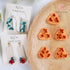 Puocaon Mini Flower Clay Cutters - 5 Pcs Flower Leaves Clay Cutters for Polymer Clay Earrings, Flower Petal Polymer Clay Cutters for Earrings, Min...