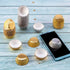 1000 PCS Cupcake Liners 1.25 inches Mini Foil Baking Cups Wrapper Muffin Cases Gold and Silver Tulip Paper Cups for Baby Shower, Birthday Party, W...