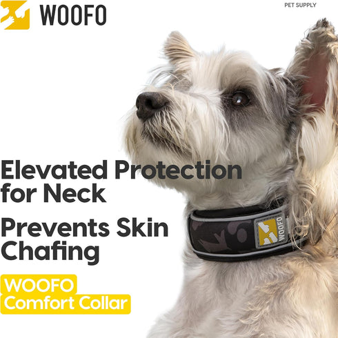 Premium Dog Collar | Super Adjustable for All Breeds, Quick Release Buckle | Extra Soft and Widened Padding & Reflective Trim Design for Safety (X...