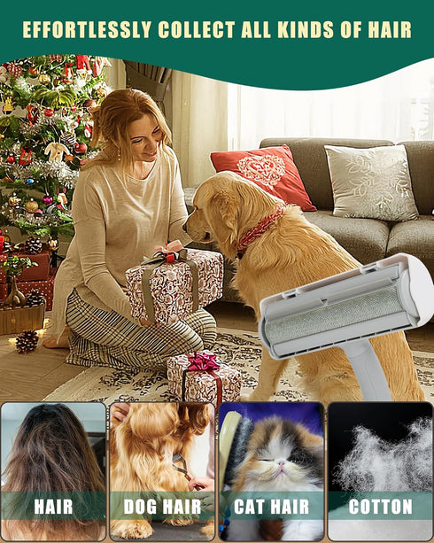 Pet Hair Remover Roller - Reusable Lint Roller for Pet Hair - Portable Cat and Dog Hair Remover - Pet Hair Removal Tool for Furniture, Couch, Carp...