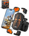 HENMI Bicycle Cell Phone Holder,Motorcycle Phone Mount,One Hand Operation Bicycle Handlebar Cell Phone Holder, 360° Rotatable Cell Phone Holder fo...